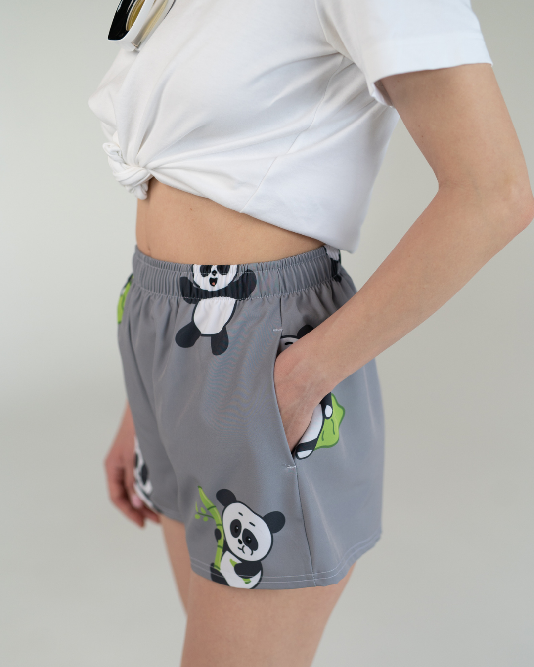 Super panda sieviešu šorti