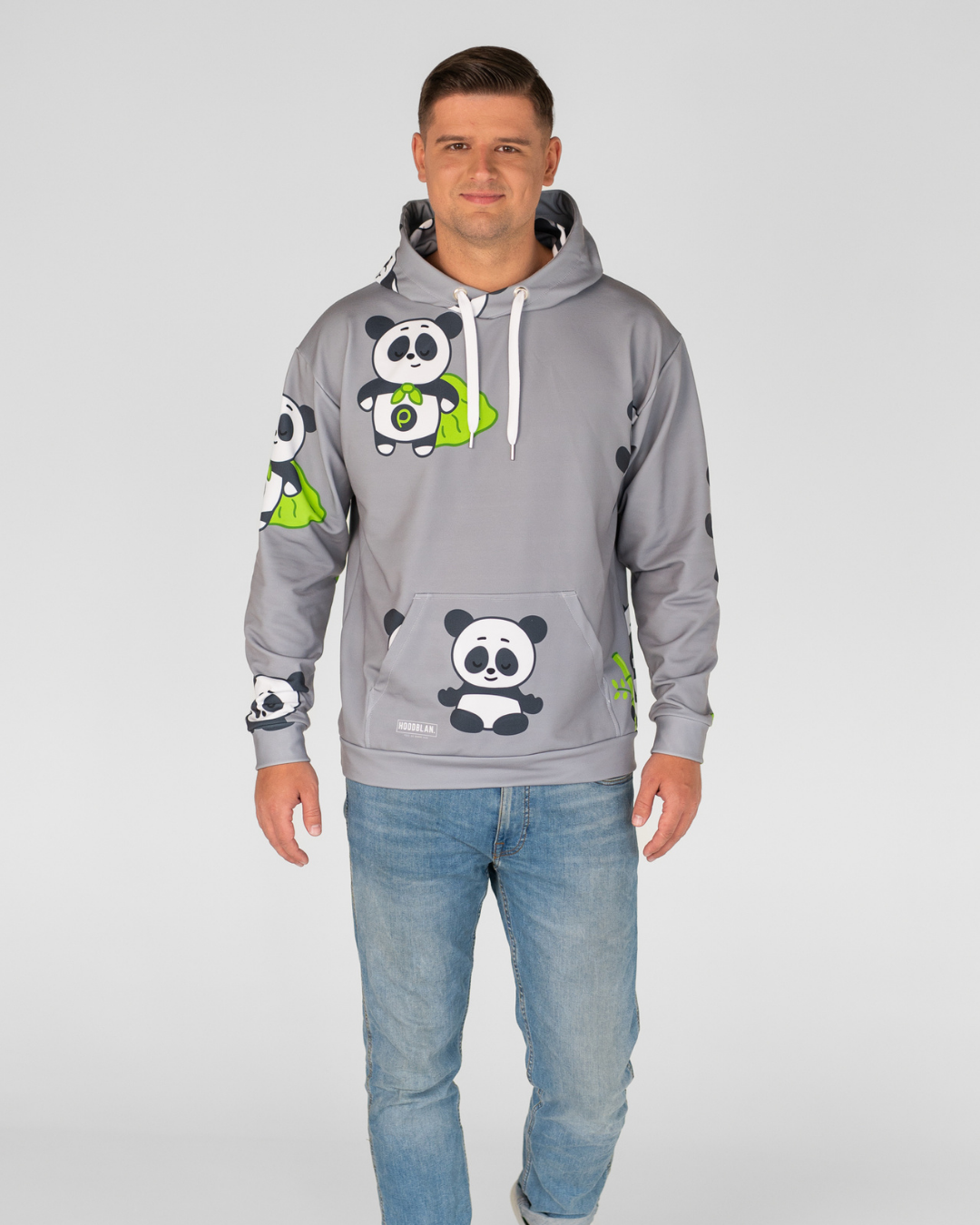 Super panda lielizmēra džemperis